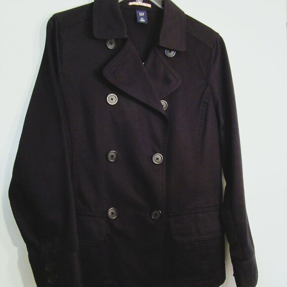 Vintage GAP Ladies Black Jacket with Trimmings - Picture 2 of 8